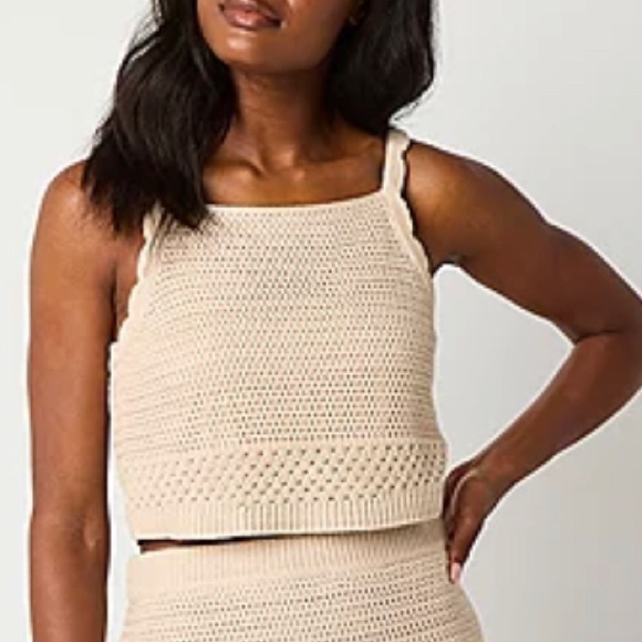 New Ryegrass Crochet Womens Tank Top. Xxl